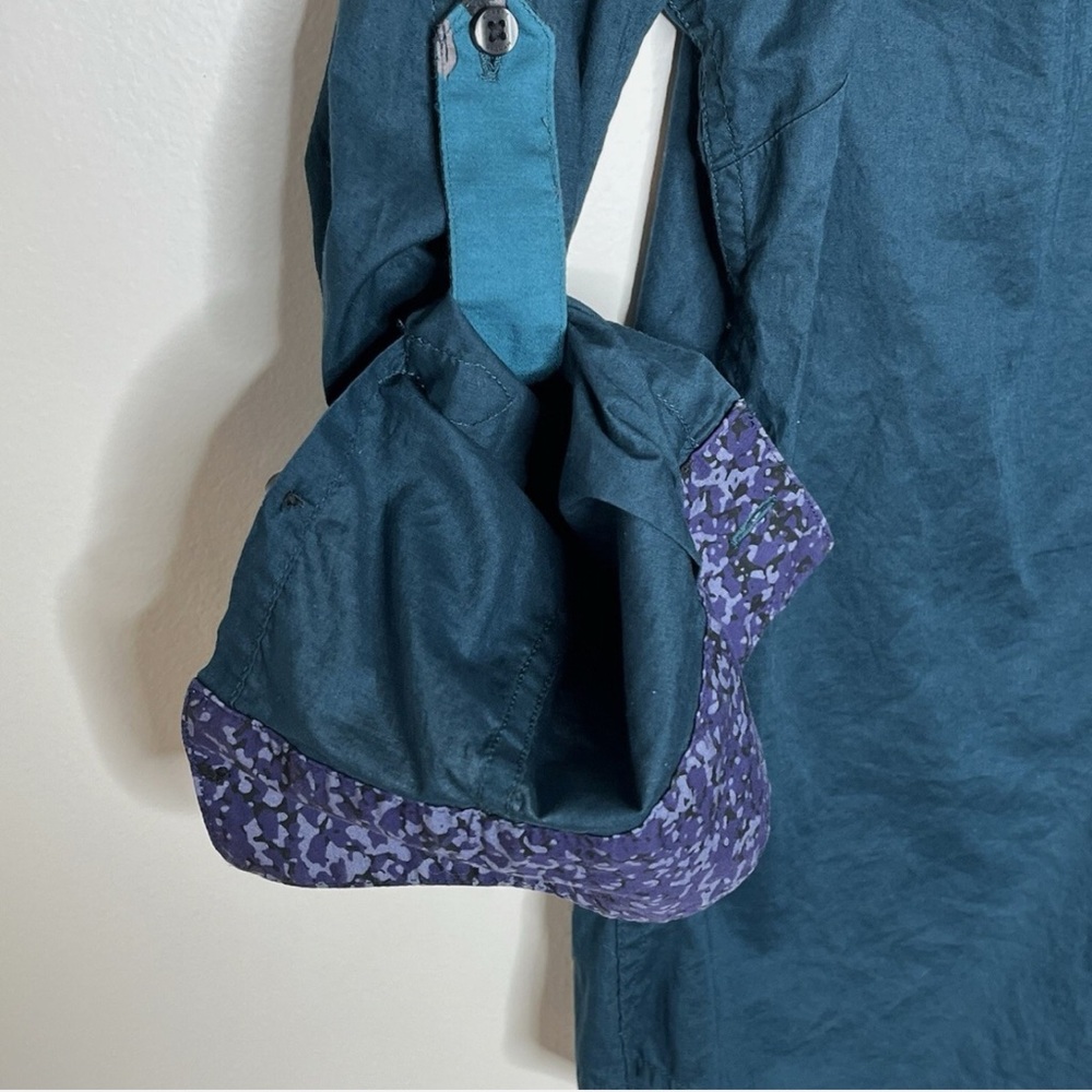 Robert Graham Teal Button-Up Shirt - Picture 4 of 8